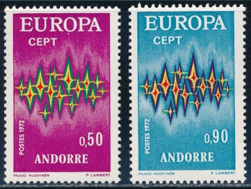 Poštovní známky Andorra Fr. 1972 Evropa CEPT Mi# 238-39 Kat 18€