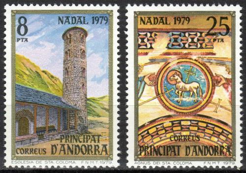 Poštovní známky Andorra Šp. 1979 Vánoce Mi# 126-27