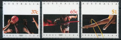 Poštovní známky Austrálie 1988 LOH Soul Mi# 1123-25