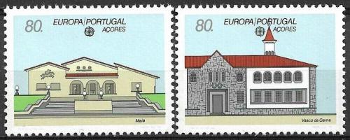 Poštovní známky Azory 1990 Evropa CEPT, pošta Mi# 409-10 Kat 6€