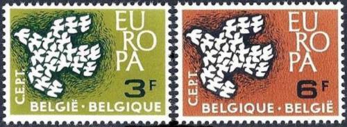 Poštovní známky Belgie 1961 Evropa CEPT Mi# 1253-54