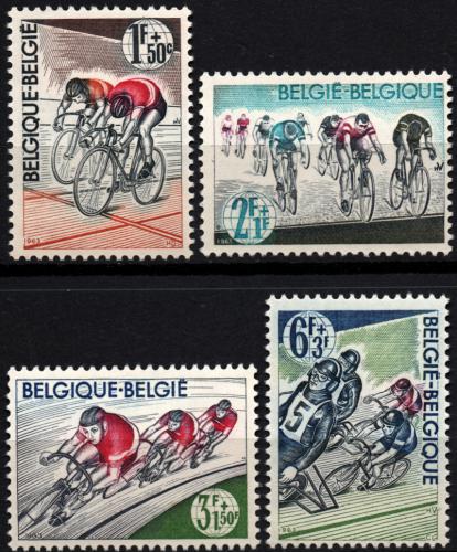 Poštovní známky Belgie 1963 Cyklistika Mi# 1315-18