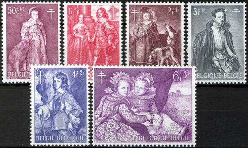 Poštovní známky Belgie 1964 Umìní Mi# 1367-72