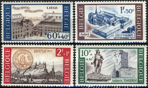 Poštovní známky Belgie 1966 Kultura Mi# 1442-45