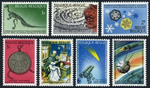 Poštovní známky Belgie 1966 Národní vìdecké dìdictví Mi# 1427-33