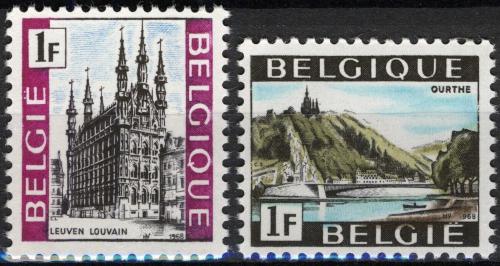 Potovn znmky Belgie 1968 Pamtihodnosti Mi# 1537-38