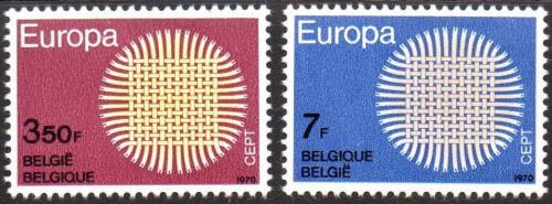 Poštovní známky Belgie 1970 Evropa CEPT Mi# 1587-88