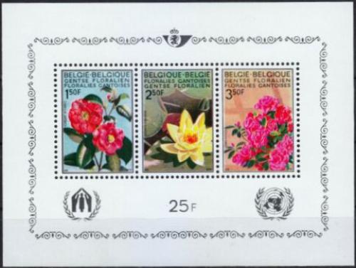 Poštovní známky Belgie 1970 Kvìtiny Mi# Block 41