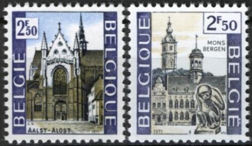 Poštovní známky Belgie 1971 Pamìtihodnosti Mi# 1653-54