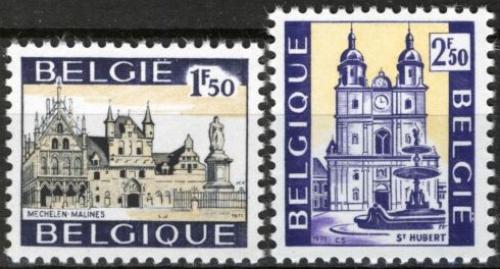 Poštovní známky Belgie 1971 Pamìtihodnosti Mi# 1667-68