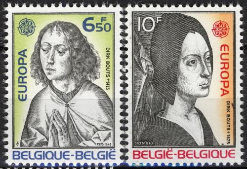 Poštovní známky Belgie 1975 Evropa CEPT, umìní Mi# 1818-19