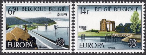 Poštovní známky Belgie 1977 Evropa CEPT, krajina Mi# 1905-06