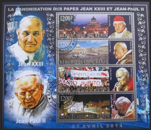 Potovn znmky Benin 2014 Pape Jan Pavel II. 2A Mi# N/N - zvtit obrzek