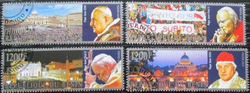 Potovn znmky Benin 2014 Papei Jan Pavel II. a Jan XXIII. 2B Mi# N/N