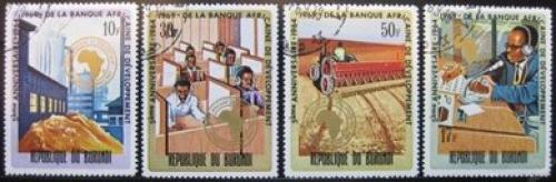 Potovn znmky Burundi 1969 Rozvojov banka Mi# 502-05