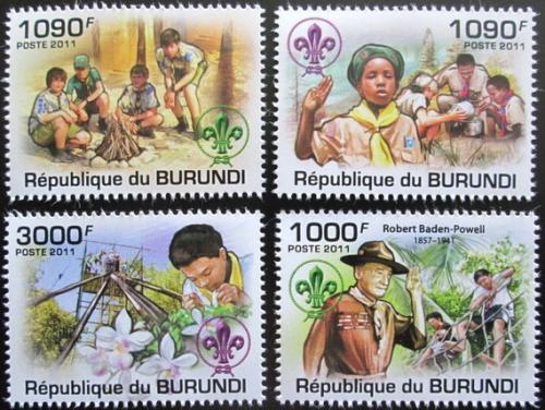 Potovn znmky Burundi 2011 Skauti Mi# 2206-09 Kat 9.50 - zvtit obrzek