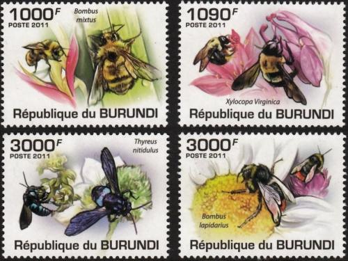 Potovn znmky Burundi 2011 Vely Mi# 1998-2001 Kat 9.50 - zvtit obrzek