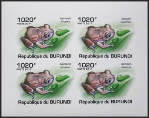 Potovn znmky Burundi 2011 by neperf. Mi# 2062 B Bogen