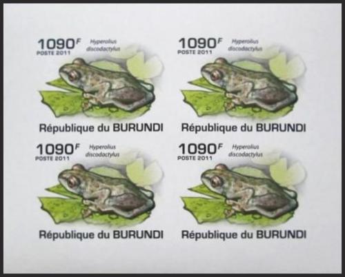 Potovn znmky Burundi 2011 by neperf. Mi# 2063 B Bogen