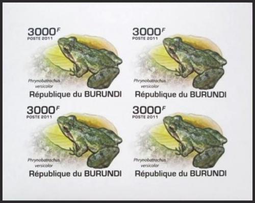 Potovn znmky Burundi 2011 by neperf. Mi# 2065 B Bogen