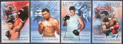Potovn znmky Burundi 2012 Box, Muhammad Ali Mi# 2295-98 Kat 10