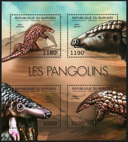 Poštovní známky Burundi 2012 Luskouni Mi# 2818-21 Bogen Kat 10€
