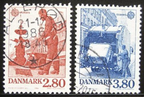 Poštovní známky Dánsko 1986 Evropa CEPT Mi# 882-83