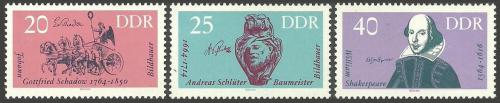 Poštovní známky DDR 1964 Výroèí Mi# 1009-11
