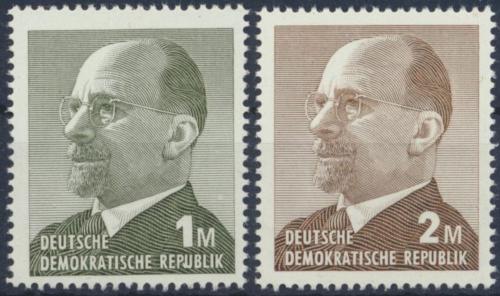 Poštovní známky DDR 1969 Prezident Walter Ulbricht Mi# 1481-82