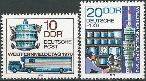 Potovn znmky DDR 1978 Lipsk veletrh Mi# 2316-17