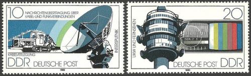 Poštovní známky DDR 1980 Pøijímaèe Nìmecké pošty Mi# 2490-91