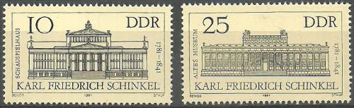 Poštovní známky DDR 1981 Berlínská architektura Mi# 2619-20