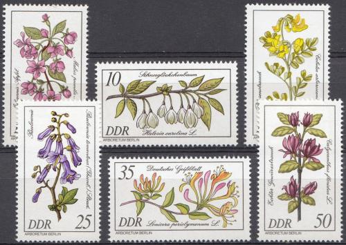 Poštovní známky DDR 1981 Léèivé rostliny Mi# 2573-78