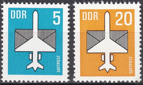 Potovn znmky DDR 1983 Leteck pota Mi# 2831-32 - zvtit obrzek