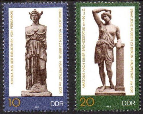 Poštovní známky DDR 1983 Sochy z Berlínského státního muzea Mi# 2790-91 