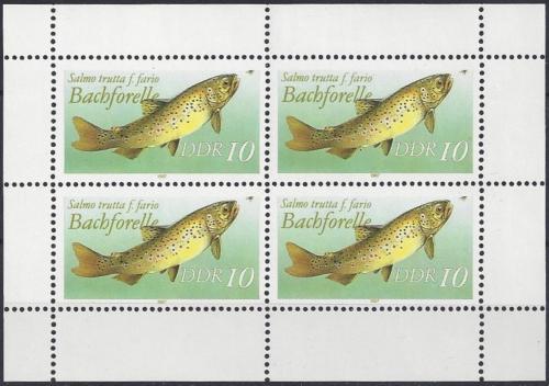Poštovní známky DDR 1987 Ryby Mi# 3096 Bogen