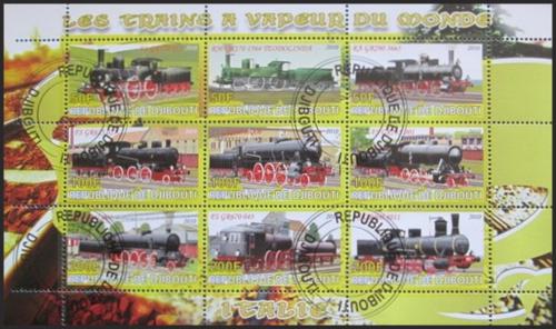 Potovn znmky Dibutsko 2010 Lokomotivy VIII Mi# N/N - zvtit obrzek