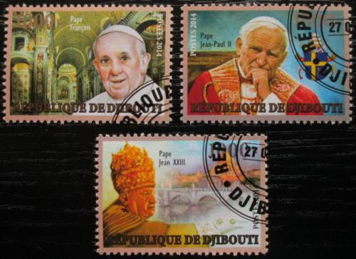 Potovn znmky Dibutsko 2014 Kanonizace pape IV Mi# N/N