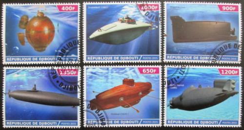 Potovn znmky Dibutsko 2015 Ponorky 2B Mi# N/N