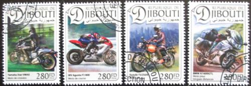 Potovn znmky Dibutsko 2016 Motocykly 1B Mi# 1353-56 Kat 11  - zvtit obrzek