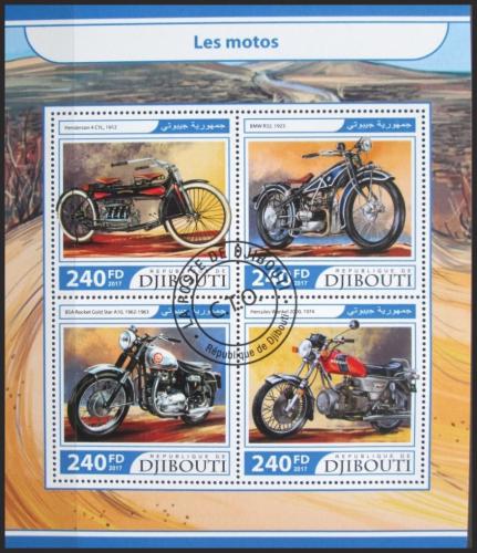 Potovn znmky Dibutsko 2017 Motocykly 1A Mi# 1643-46 Kat 10