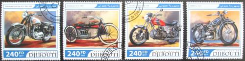 Potovn znmky Dibutsko 2017 Motocykly Mi# 1643-46 1B Kat 10