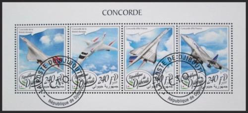 Potovn znmky Dibutsko 2018 Concorde Mi# 2094-97 1A Kat 10 - zvtit obrzek