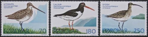 Potovn znmky Faersk ostrovy 1977 Ptci Mi# 28-30 - zvtit obrzek