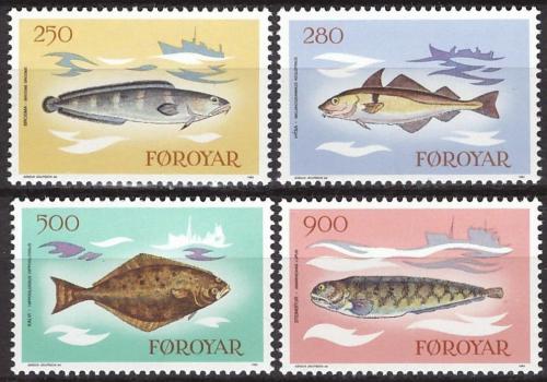 Poštovní známky Faerské ostrovy 1983 Ryby Mi# 86-89 Kat 7€