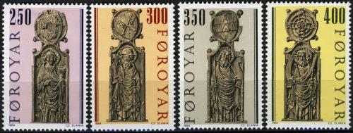 Poštovní známky Faerské ostrovy 1984 Náboženské umìní Mi# 93-96
