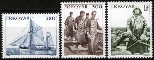 Poštovní známky Faerské ostrovy 1984 Rybolov Mi# 103-05 Kat 6€