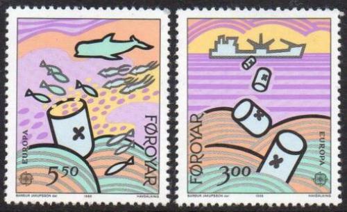 Poštovní známky Faerské ostrovy 1986 Evropa CEPT Mi# 134-35