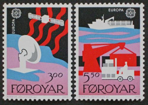 Poštovní známky Faerské ostrovy 1988 Evropa CEPT Mi# 166-67