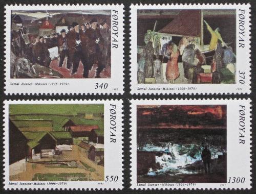 Poštovní známky Faerské ostrovy 1991 Umìní, Joensen-Mikines Mi# 223-26 Kat 7.50€
